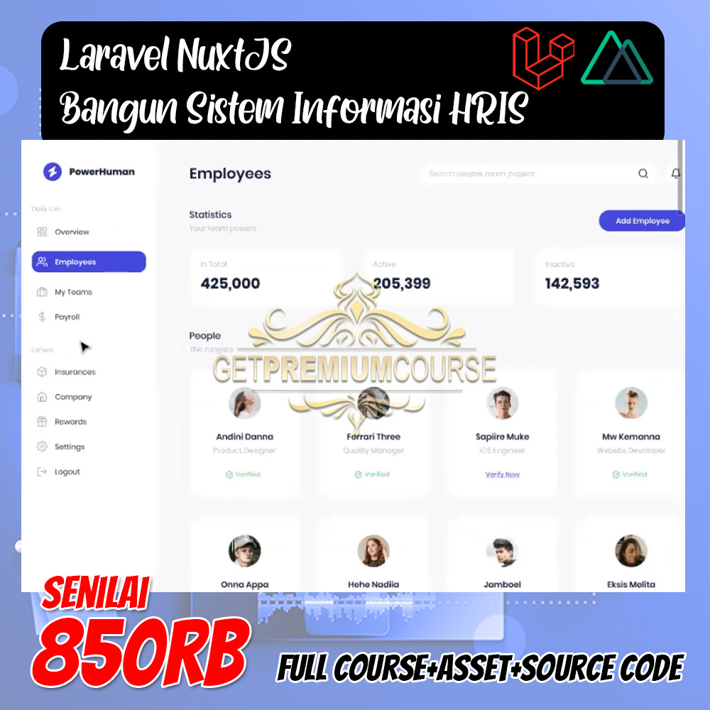 Tutorial Laravel NuxtJS: Bangun Sistem Informasi HRIS
