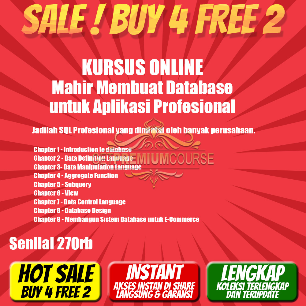 Mahir Membuat Dtbse untuk Aplikasi Profesional